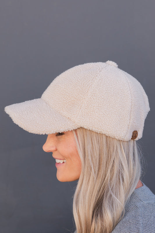 Cozy Sherpa Baseball Hat