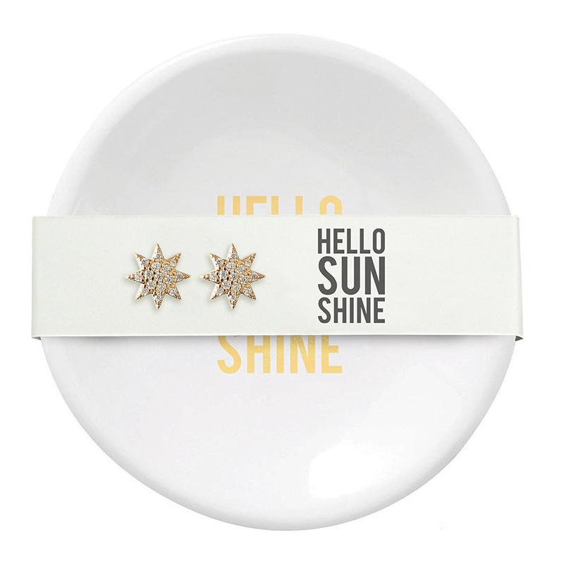 Hello Sunshine Stud Earrings & Ring Dish Pre-Order